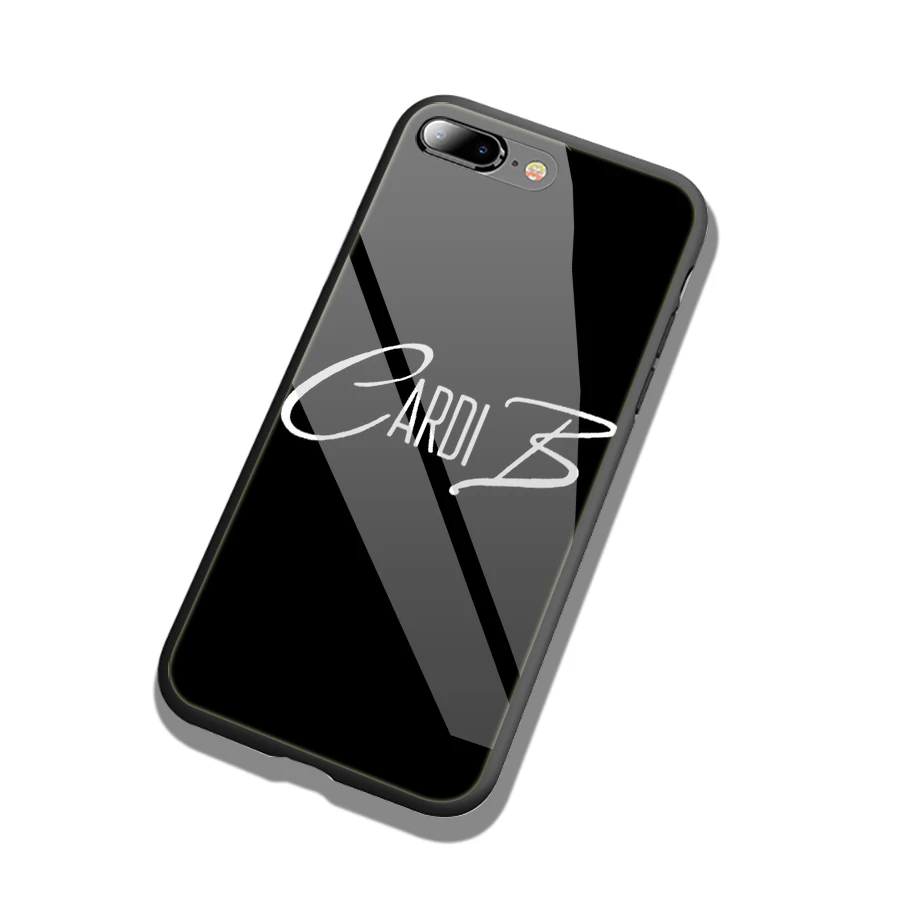 Чехол из закаленного стекла Lavaza Cardi B Belcalis Almanzar для iPhone 6 6S 7 8 Plus 5 5S SE XR X XS 11 Pro MAX |