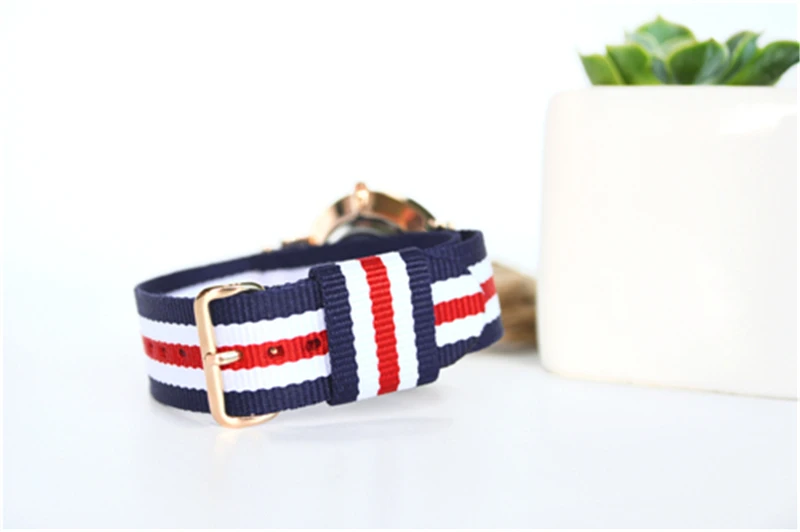 Часы мужские/женские повседневные водонепроницаемые с нейлоновым ремешком|watch