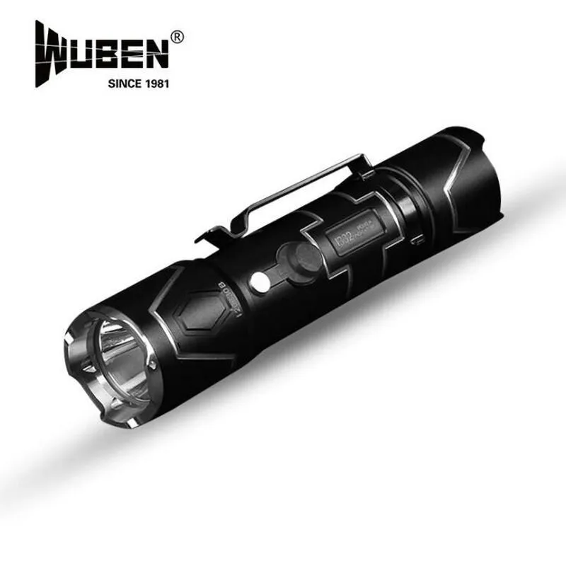 Wuben I332 USB Перезаряжаемый фонарик CREE XPL V5 светодиодный Макс 520 люмен расстояние луча