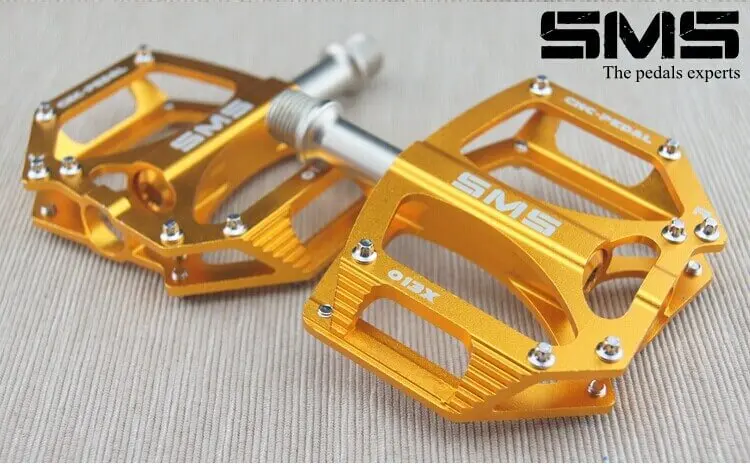 Велосипедные педали SMS с 3 подшипниками молибденовая сталь на платформе