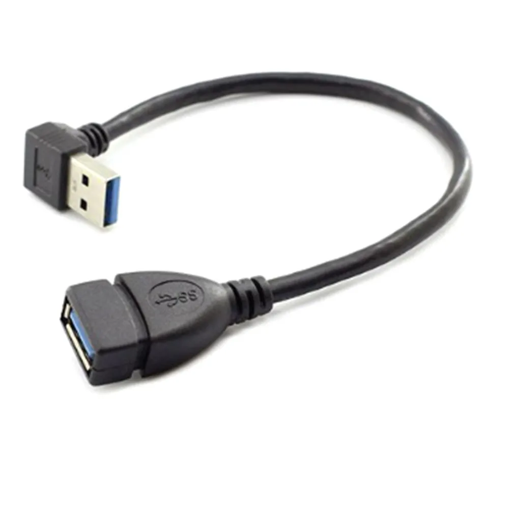 1 шт. USB 3 0 правый/левый вверх/вниз угол 90 градусов удлинитель адаптер Папа мама