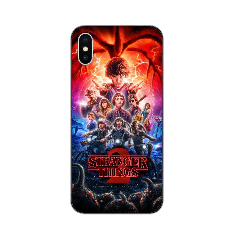 Для iphone 6 7 8 чехол ТВ странные вещи Мягкий силиконовый черный для телефона X XS Max XR