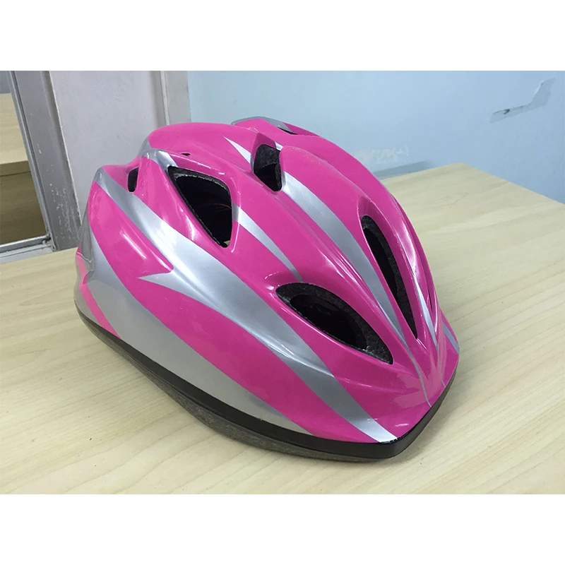 silver pink XS розовый детский велосипед шлем EPS Сверхлегкий детские велосипедные шлемы Casco оснащение для велоспорта велосипед детский размер защитные шлемы - Цвет: silver pink
