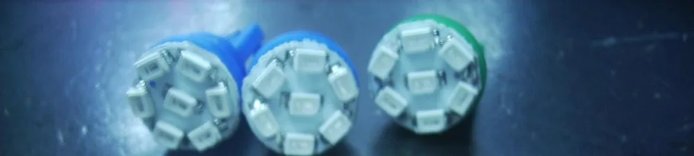 200 X Автомобильный светодиодный T10 194 W5W 7 1206 smd 3020 Светодиодный светильник на