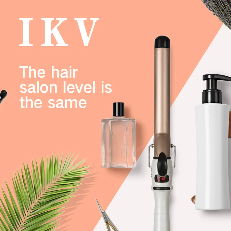 IKV Профессиональные керамические щипцы для завивки волос электрические стайлер |
