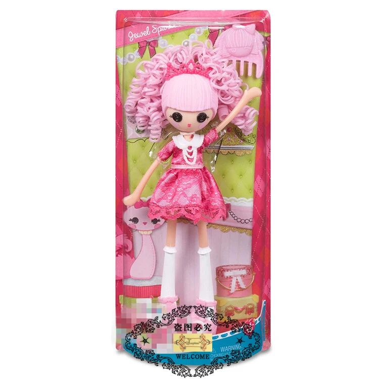 Lalaloopsy/23-25 см, подарки в упаковке для девочек, подарок на день рождения, нарядная кукла с маленькими аксессуарами, набор для девочек, кукла, подарки с оригинальной коробкой - Цвет: pink