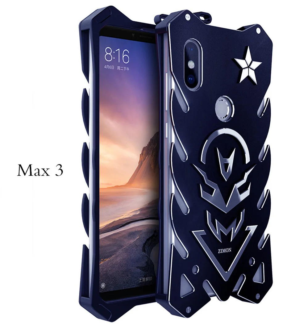 Противоударный металлический чехол для xiaomi mi max 3, ультра тонкий алюминиевый сплав, броня, Твердый чехол, чехол для xiaomi mi max3 max 3, чехол для телефона