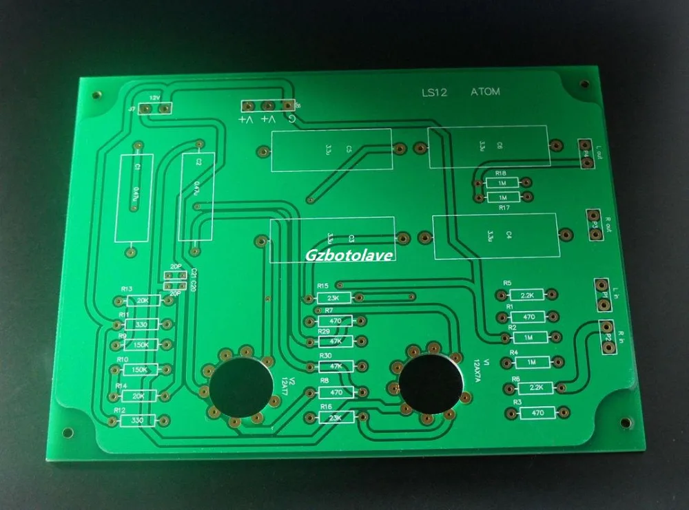 

LITE LS12 PCB fully balanced tube preamp board empty board PCB base on MATTSSE ATOM lines