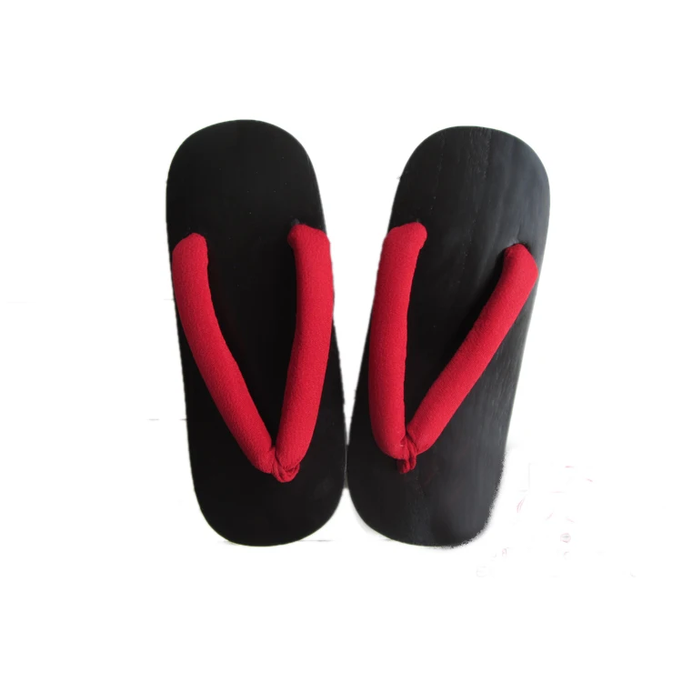 [Wamami] Красная унисекс обувь для взрослых бесплатная доставка японское кимоно Geta