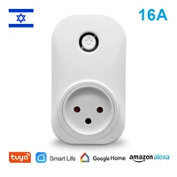 tuya smart life wifi water heater switch boiler switches israel type wifi plug socket alexa echo google home voice app timer