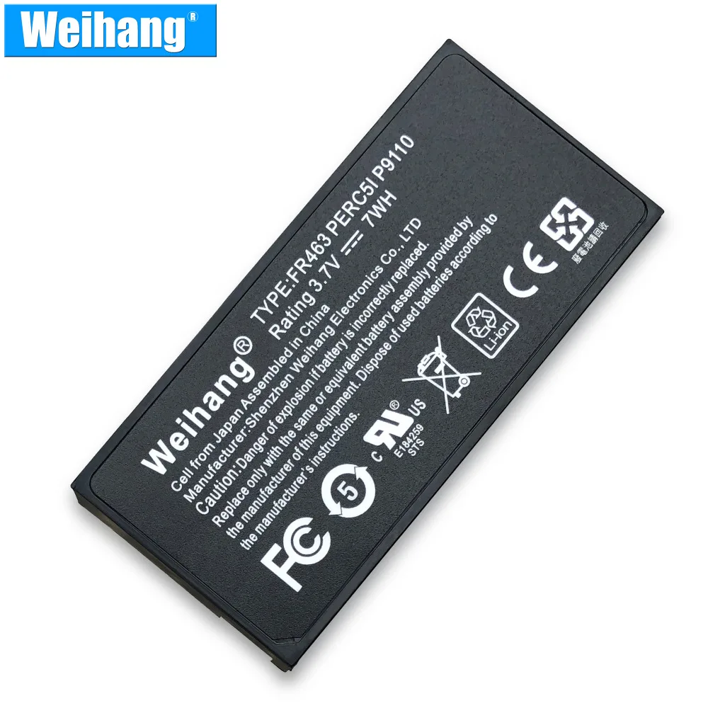 Японская батарея Weihang FR463 P9110 Perc 5i для Dell Poweredge Service R900 R810 R710 R610 R510 R410 7Wh | Компьютеры и