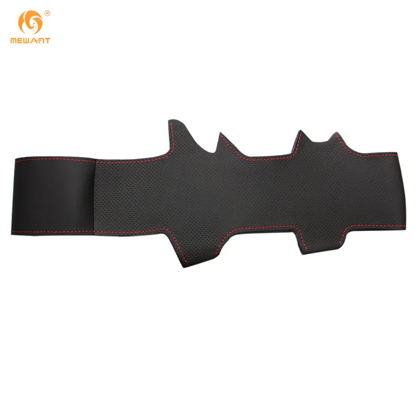 Чехол на руль автомобиля MEWANT из черной искусственной кожи для Toyota Highlander 2009-2014 Camry