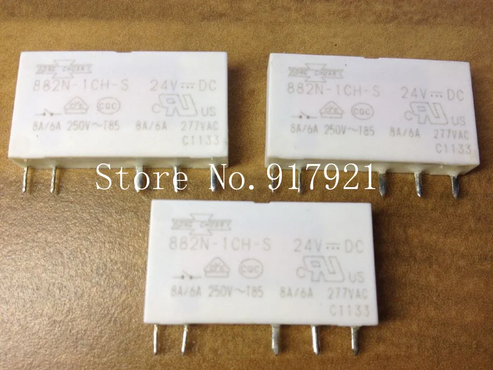 [ZOB] Оригинальный 882N-1CH-S 24VDC 6A250V вместо реле Songchuan acer HF41F 2961105 -- 30 шт./партия |