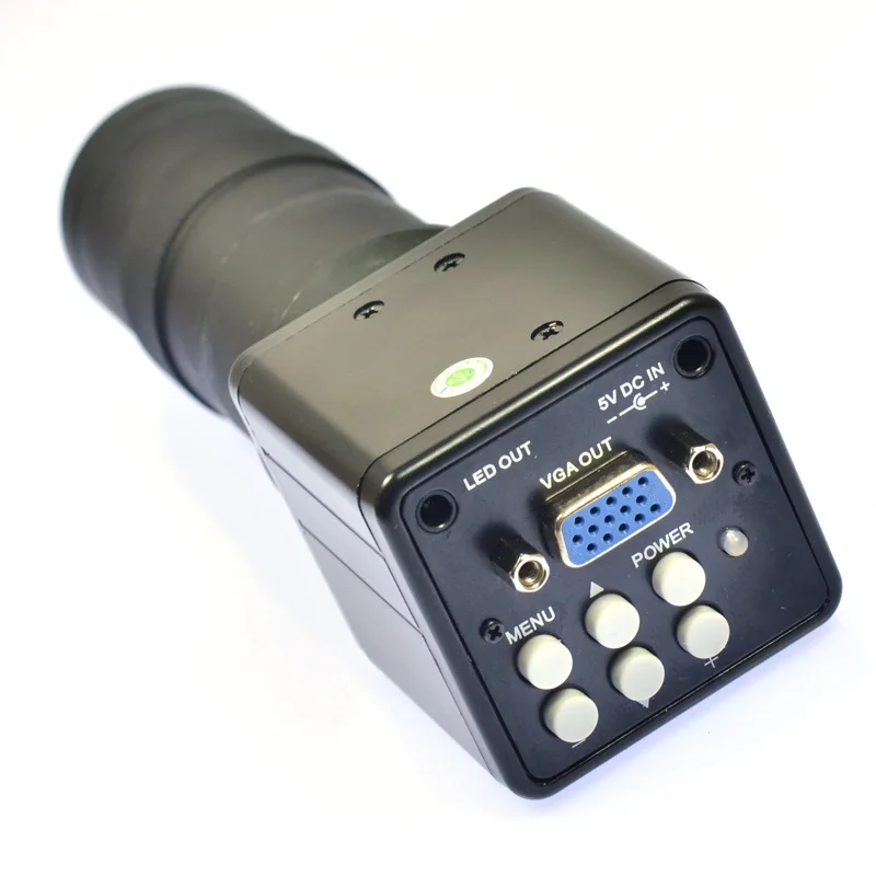 2.0MP HD промышленный микроскоп камера набор VGA видео выход R130 C Mount объектив 8X 100X