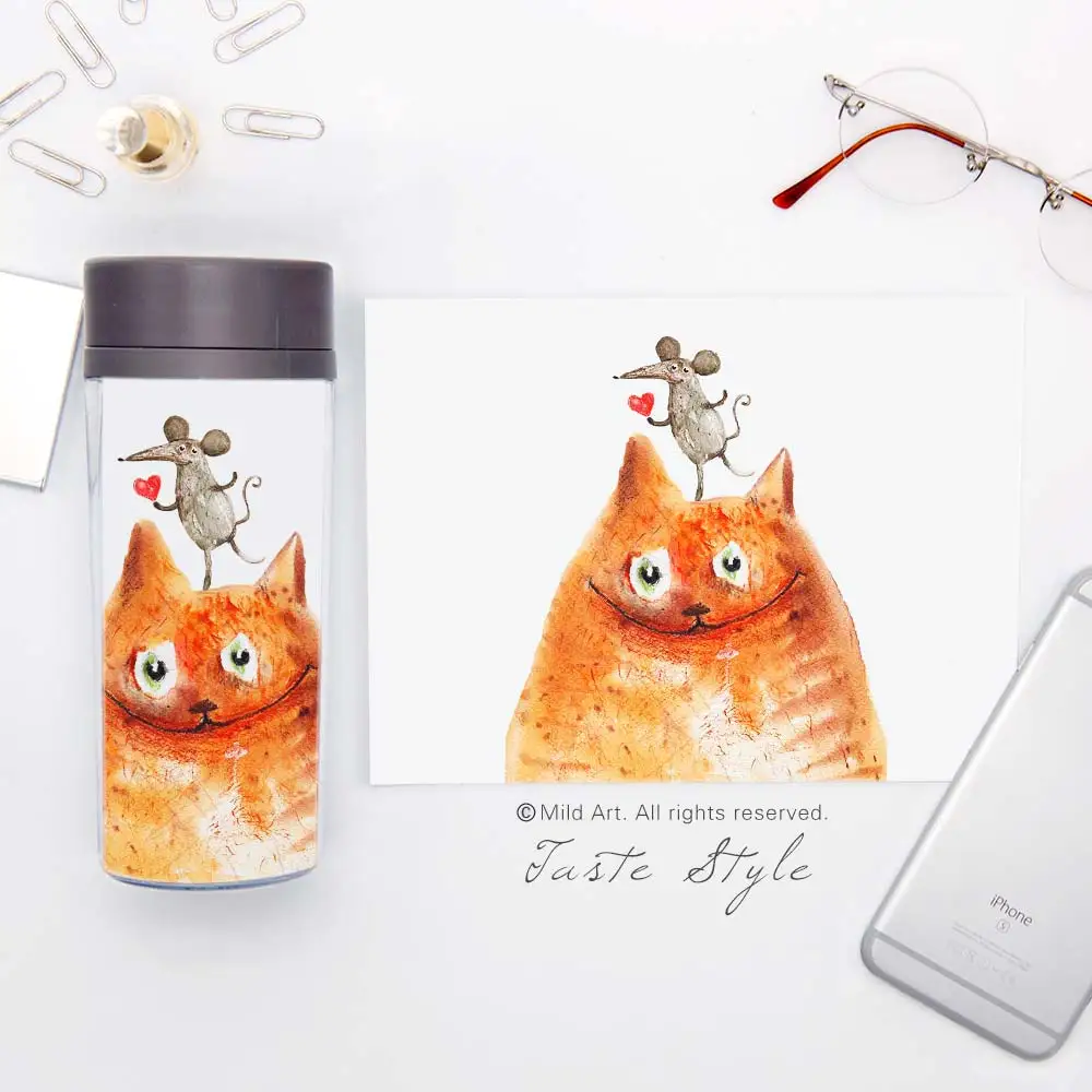 Бутылка для воды с крышкой и широким горлом 300 мл|bpa free|water bottlekids water bottle |