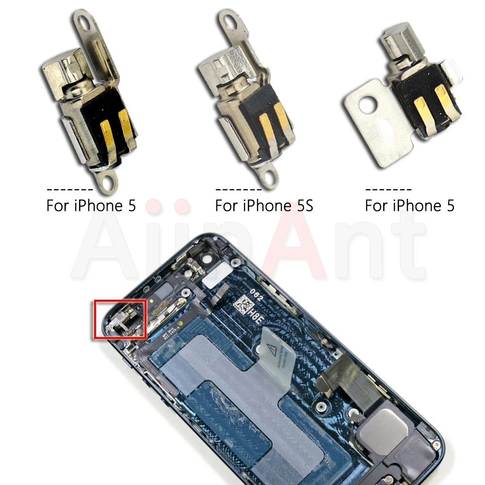 AiinAnt Вибрационный гибкий кабель двигателя для iPhone 5 5S 5C SE 6 6s 7 8 Plus X гибкий кабель мотора