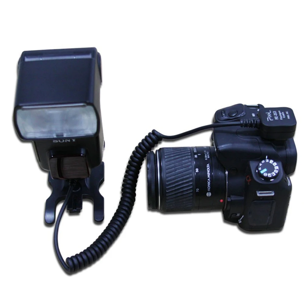 Удлинительный кабель для вспышки Pixel FC 313 S/M/L TTL Sony a900 a850 a700 a550 a500 a450 a350 a330|speedlite