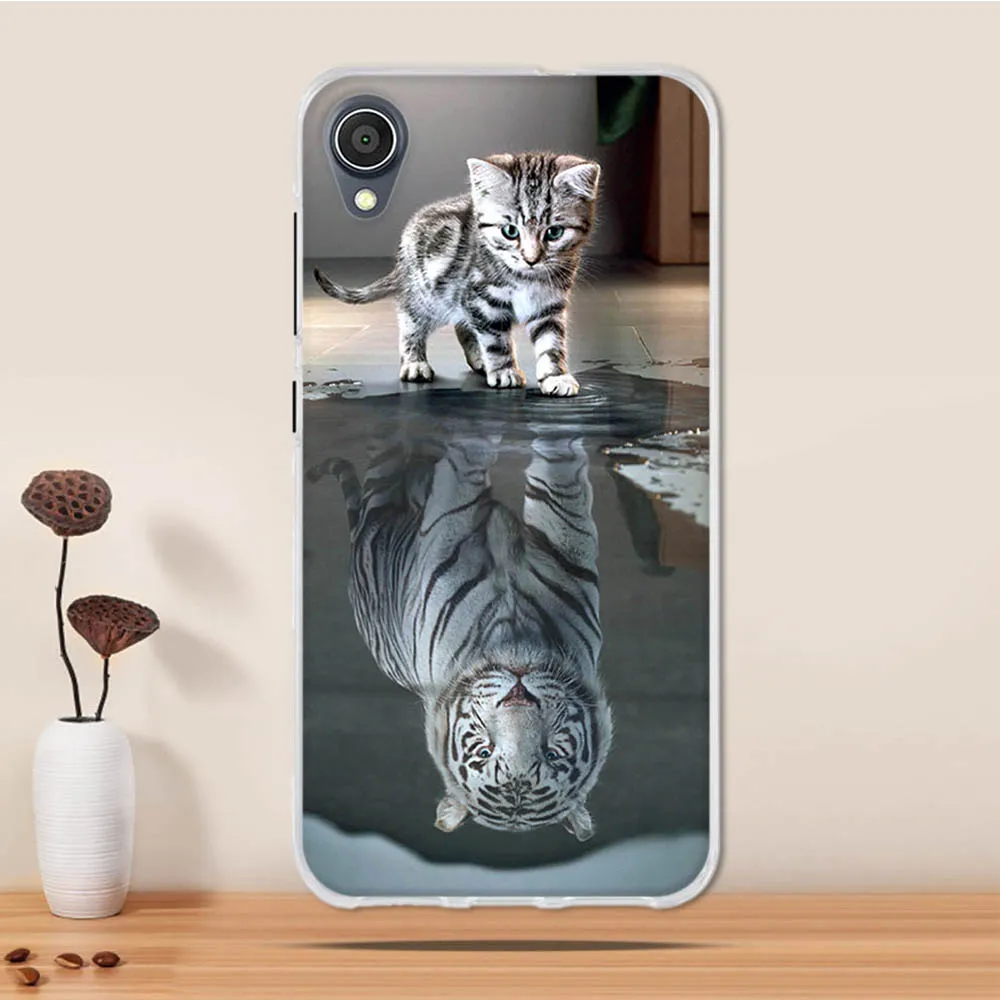 Чехол для Asus ZenFone Live L1 ZA550KL чехол силиконовый мягкий из ТПУ с принтом
