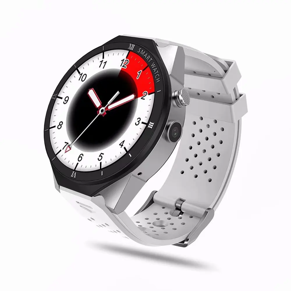 KW88 Pro White Новые смарт-часы KW88 Pro Android 7,1 3g с четырехъядерным процессором MTK6580, 1 ГБ, 16 ГБ, монитор сердечного ритма, gps, 2-мегапиксельная камера, Смарт-часы для мужчин - Цвет: KW88 Pro White