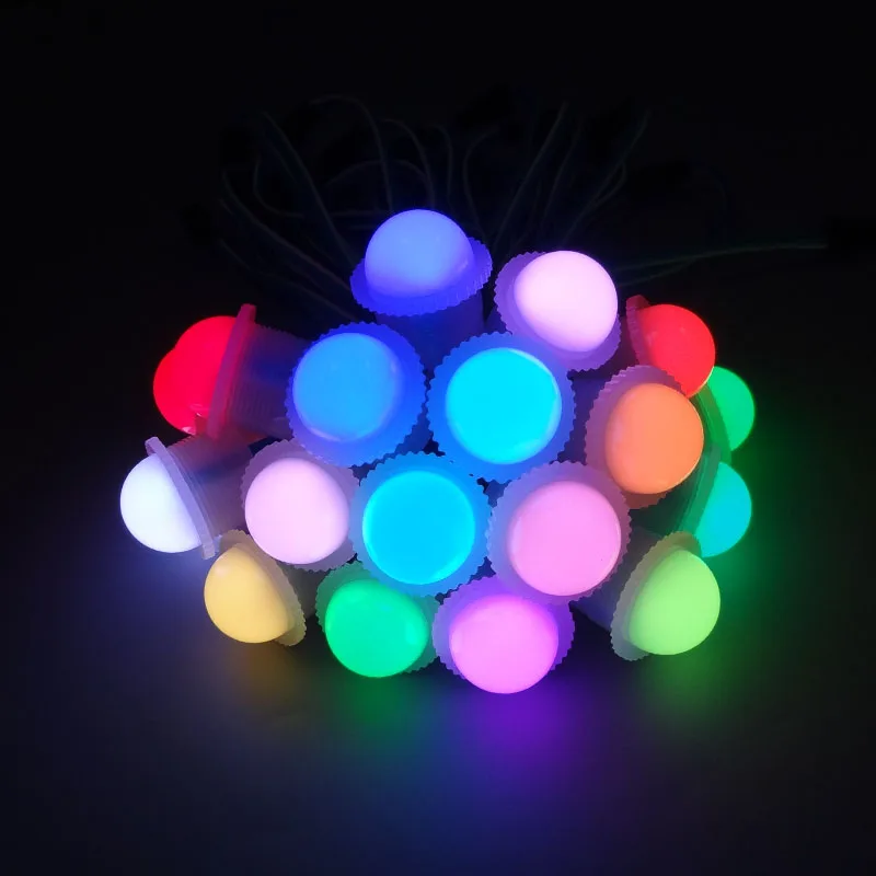 26 мм WS2811 светодиодный модуль пиксела 3 шт 5050 SMD RGB 0 72 W DC12V вход матовое покрытие