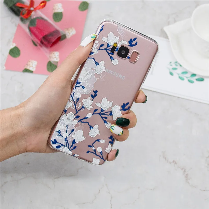 Чехол для samsung Galaxy S8 S9 плюс Мягкий ТПУ силиконовый чехол S9Plus S8Plus S 8 9 телефонные