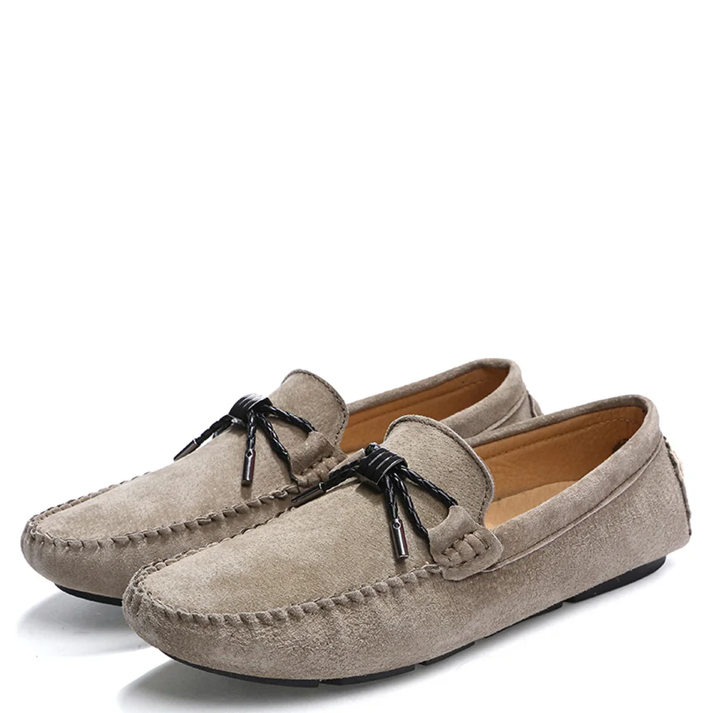 QFFAZ New Men Shoes Leather Mocassins Loafers Slip On Casual Oxford Dress Drop Shipping | Обувь