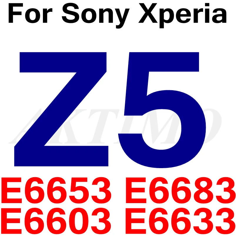 Переднее+ заднее 9H 0,26 мм закаленное стекло для sony Xperia Z Z1 Z2 Z3 Z4 Z5 Compact Premium M4 Aqua M5 защитная пленка Sklo - Цвет: Z5