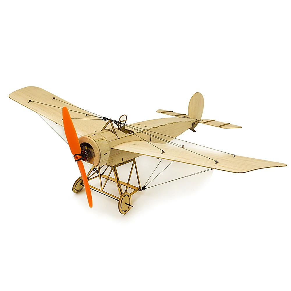 K0801 маленький радиоуправляемый самолет Fokker E Balsa дерево 420 мм размах крыльев