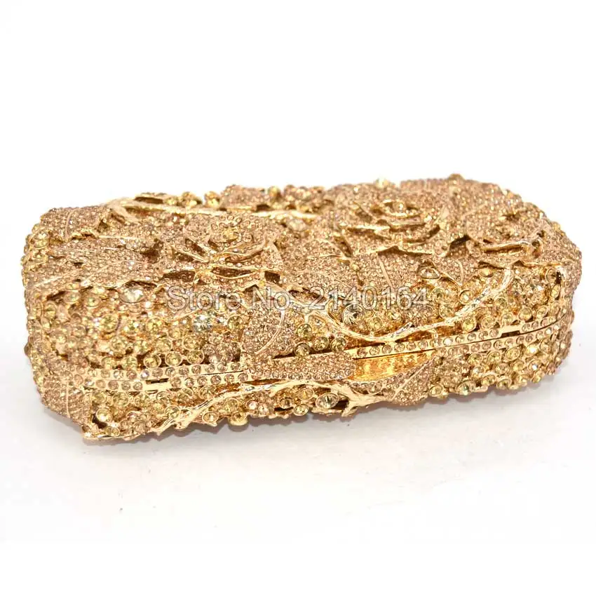 Повседневные женские сумки тоут с розами дизайнерские кристаллами мессенджеры