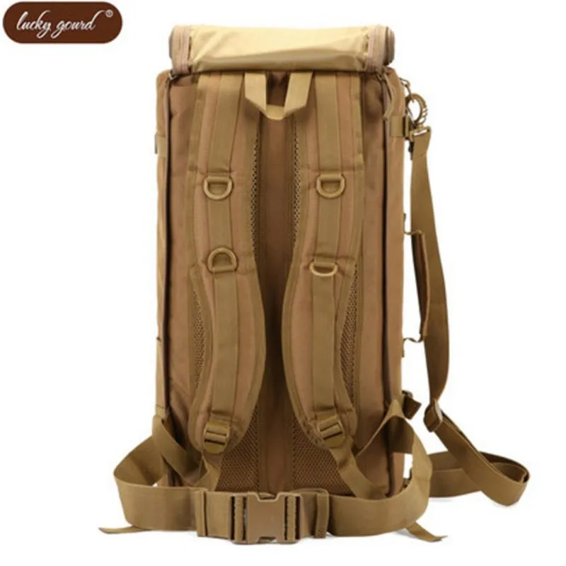 60 l waterproof nylon bag backpack military 3 P strategy women travel best casual men free holograms | Багаж и сумки