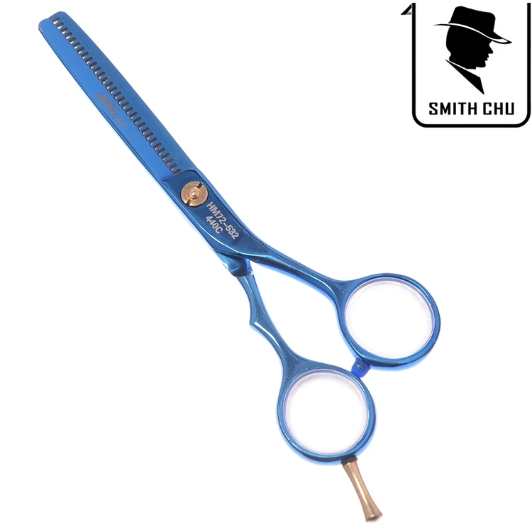 5," Smith Chu Профессиональные Парикмахерские ножницы для волос Япония 440c прореживающие Ножницы Парикмахерская Tesoura поставщики LZS0058