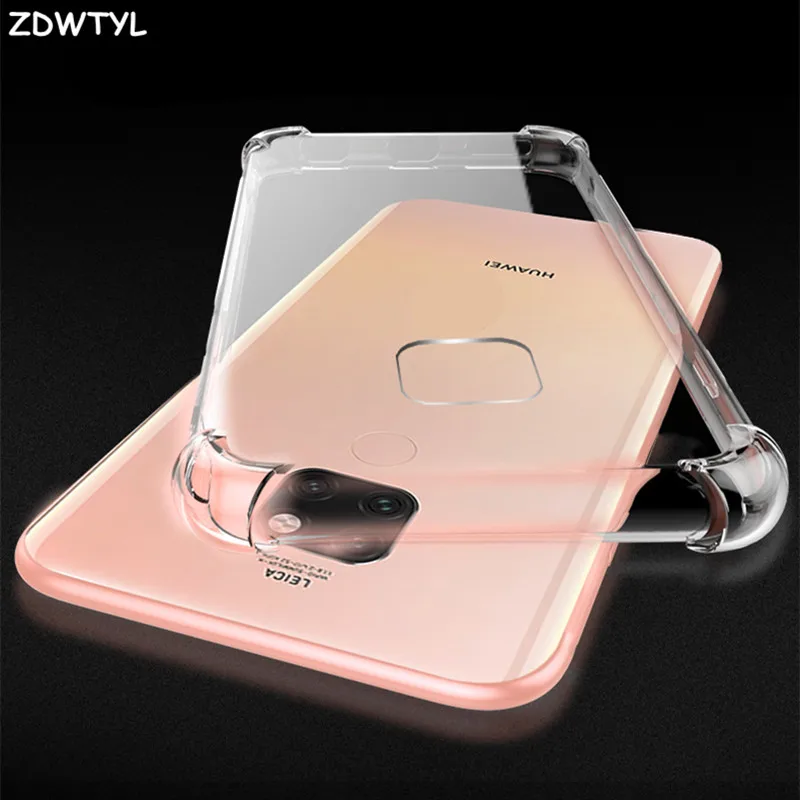 Чехол для Huawei Honor 8 9 10 Lite P9 P10 Plus P20 P30 Mate 20 Pro прозрачный чехол из ТПУ Nova 3 3i задняя