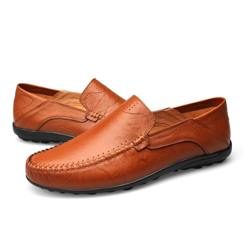 Plardin New Fashion Plus Size Shoes Man Split Leather Soft Comfortable Dress Casual Sewing Men Genuine For | Обувь