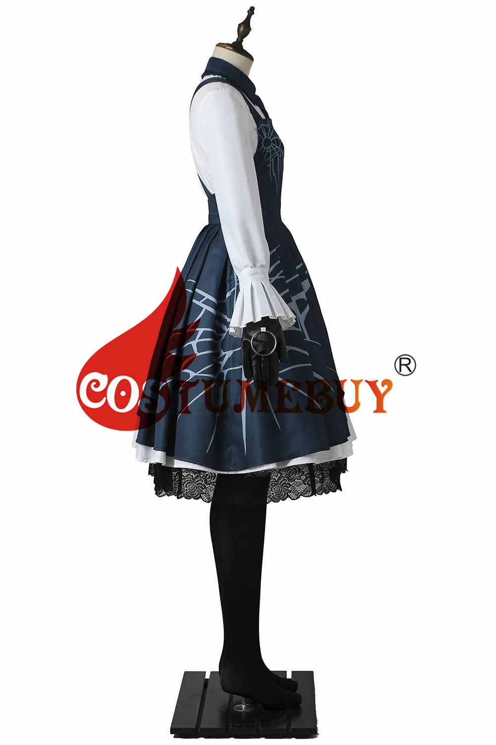 Costumebuy игры Danganronpa V3: убийство Harmony kirumi Tojo Косплэй костюм для взрослых девочек Для женщин костюм горничной для Хэллоуин платье все размеры L920