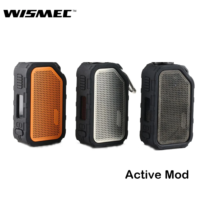 Оригинальный WISMEC ACTIVE Box Mod 80 Вт с Bluetooth динамик водонепроницаемый Vape поддержка