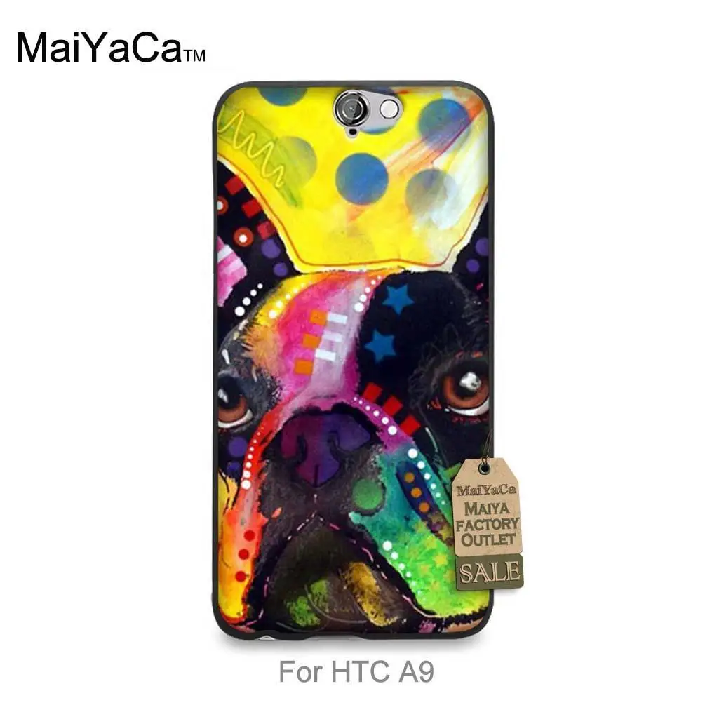 Уникальные Роскошные Жесткий Кремния телефон случае Для случая HTC One A9 Паук