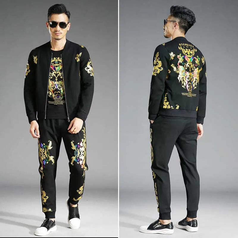 Весенне осенняя бейсбольная куртка с рисунком в виде цветов комплекты из 2