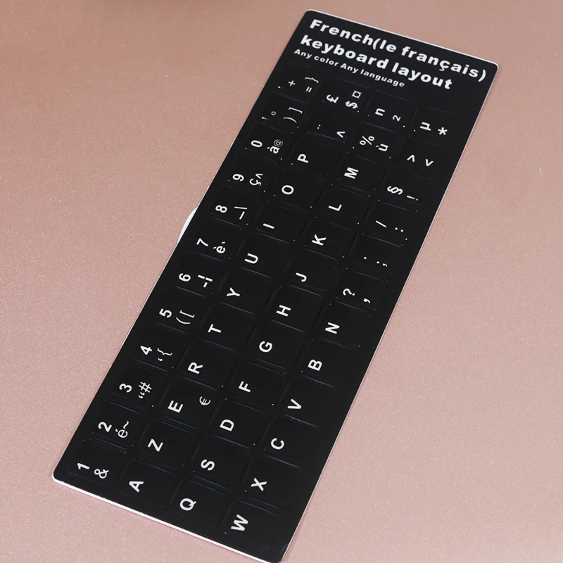FFFAS Lasting Paste Resist Film Protect French Keyboard Sticker for PC Computer Mechanical Notebook Key Pane Glue | Компьютеры и офис