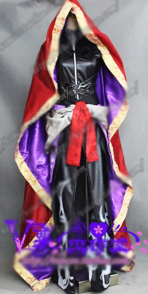 

VOCALOID Kamui Gakupo 13943 GACKPOID Gorgeous Kimono Halloween Uniform Outfit Top+Pants+Belt+Cloak+Sleeves Custom-made