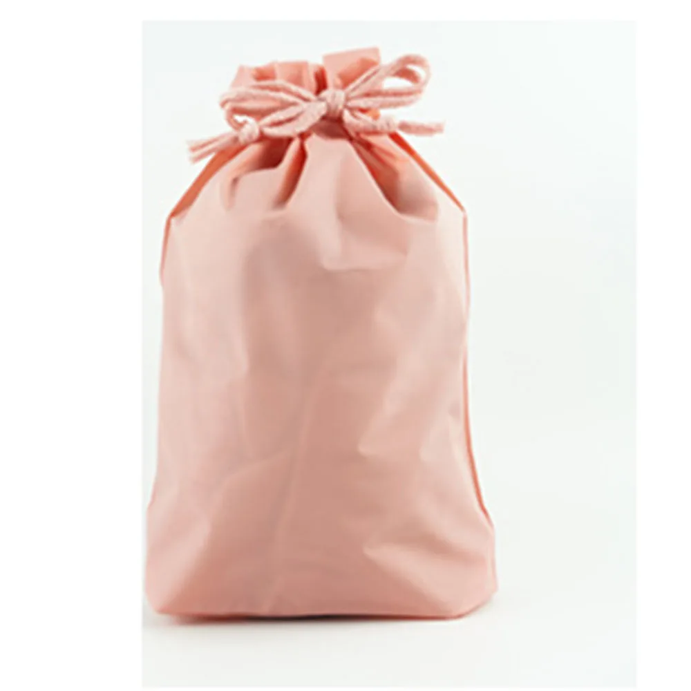 Peach powder 1 шт./3 шт., водонепроницаемая дорожная косметичка, женские косметички, сумки-органайзеры для косметики, моющаяся сумка на шнурке, большая емкость, хранение туалетных принадлежностей - Цвет: Peach powder