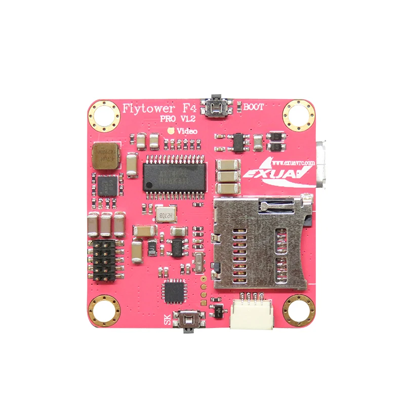 EXUAV Flytower pro f4 плата FC слой с Полетный контроллер омнибус Betaflight OSD 25/200/400 МВт 48CH для