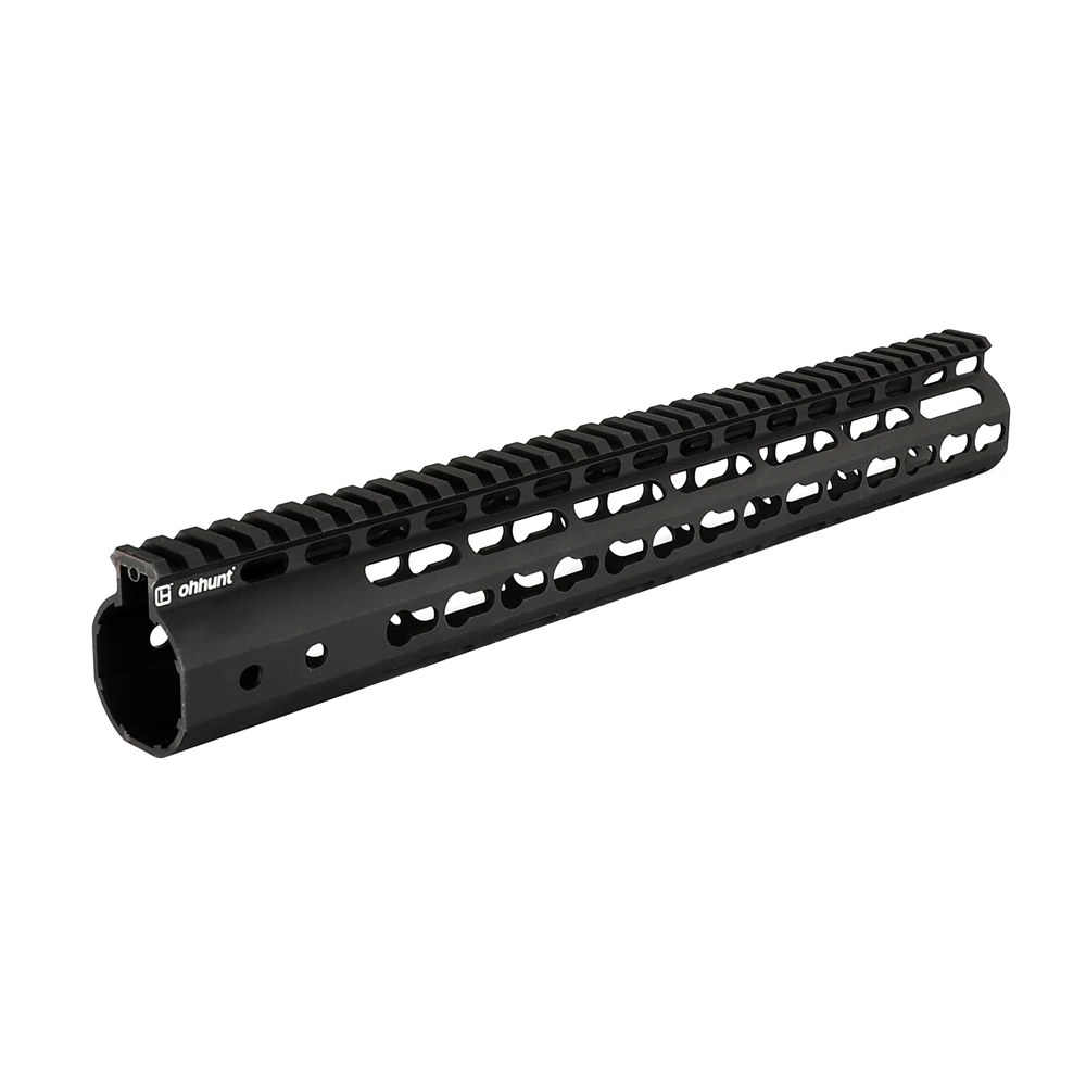 Ohhunt Tactical " 9" 1" 12" 13," 15" AR15 Rail NSR Free Float Keymod Handguard Пикатинни со стальной бочковой гайкой