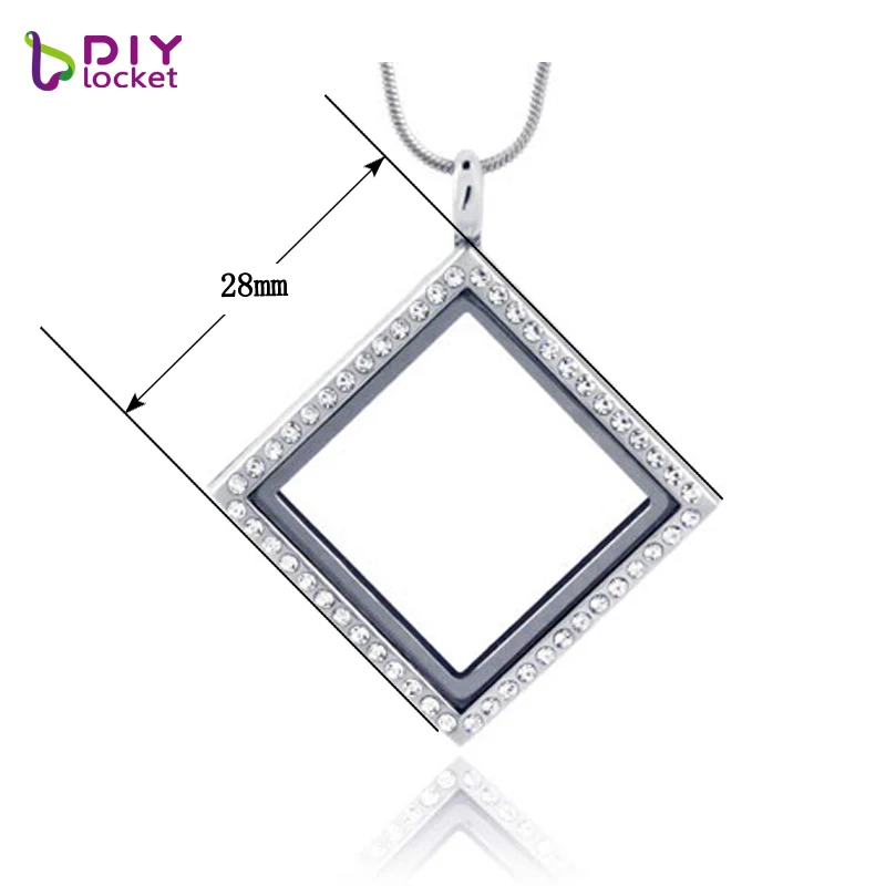 Diylocket 5 шт фото медальон Ожерелье Магнитная плавающая подвеска медальоны на