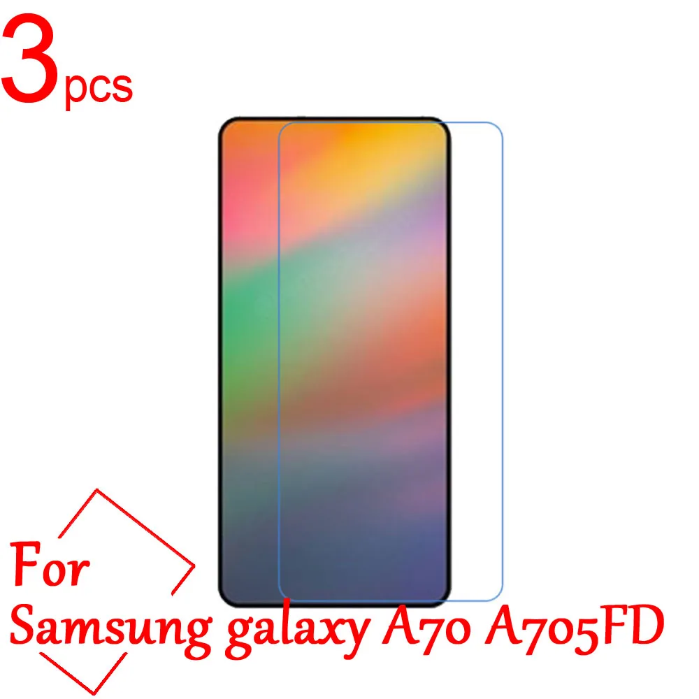 3 шт прозрачная/матовая/нано Противоударная для Samsung A40 A70 Защитная пленка ЖК