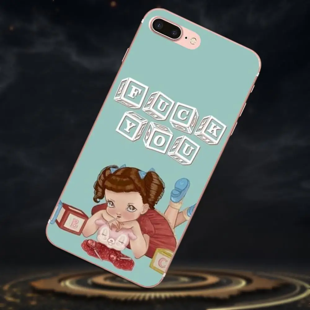 as picture Melanie Martinez Crybaby для Apple iPhone X XS Max XR 4 4S 5 5C 5S SE 6 6S 7 8 Plus Мягкие силиконовые прозрачные чехлы из ТПУ - Цвет: as picture