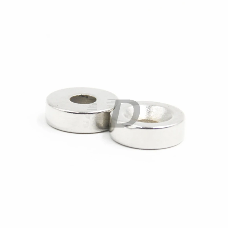 

100pcs Super Strong Round Neodymium Countersunk Ring Magnets 12mm x 5mm Hole: 4mm N35 Neodymium Magnet Free Shipping