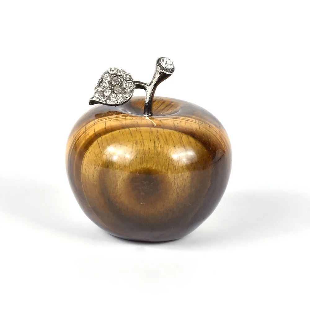 Оптовая продажа натуральный тигровый глаз кварцевый кристалл яблоко рейки