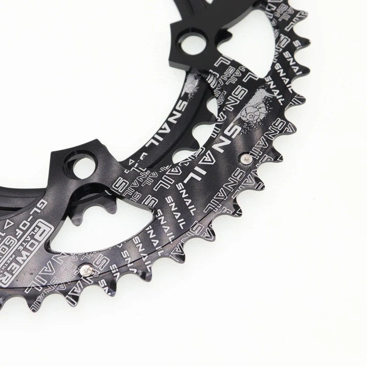 Улитка 110 BCD овальная 50T 35T двойная цепь 2 слоя скорости для Shimano складной дорожный велосипед Сверхлегкий зубная пластина 110BCD