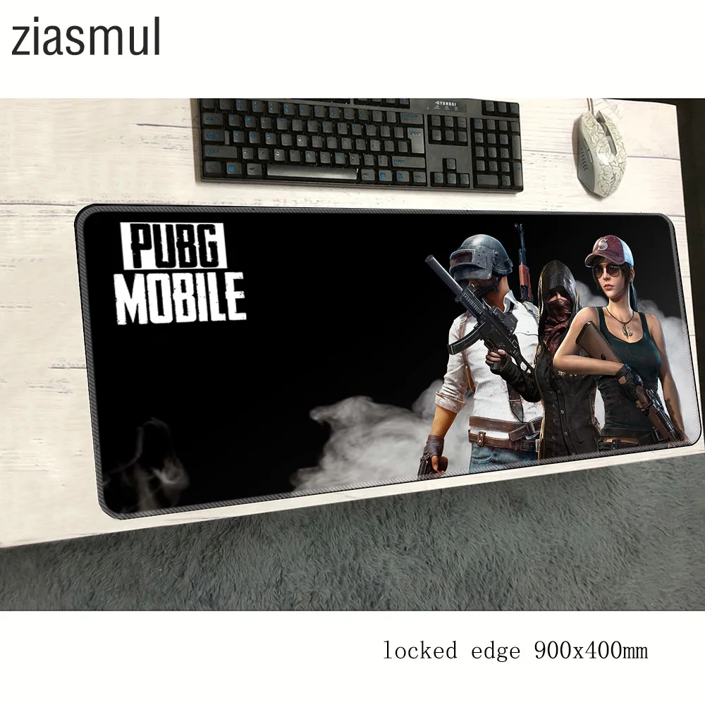 Коврик для мыши pubg 900x400x3 мм большие коврики лучший игровой коврик