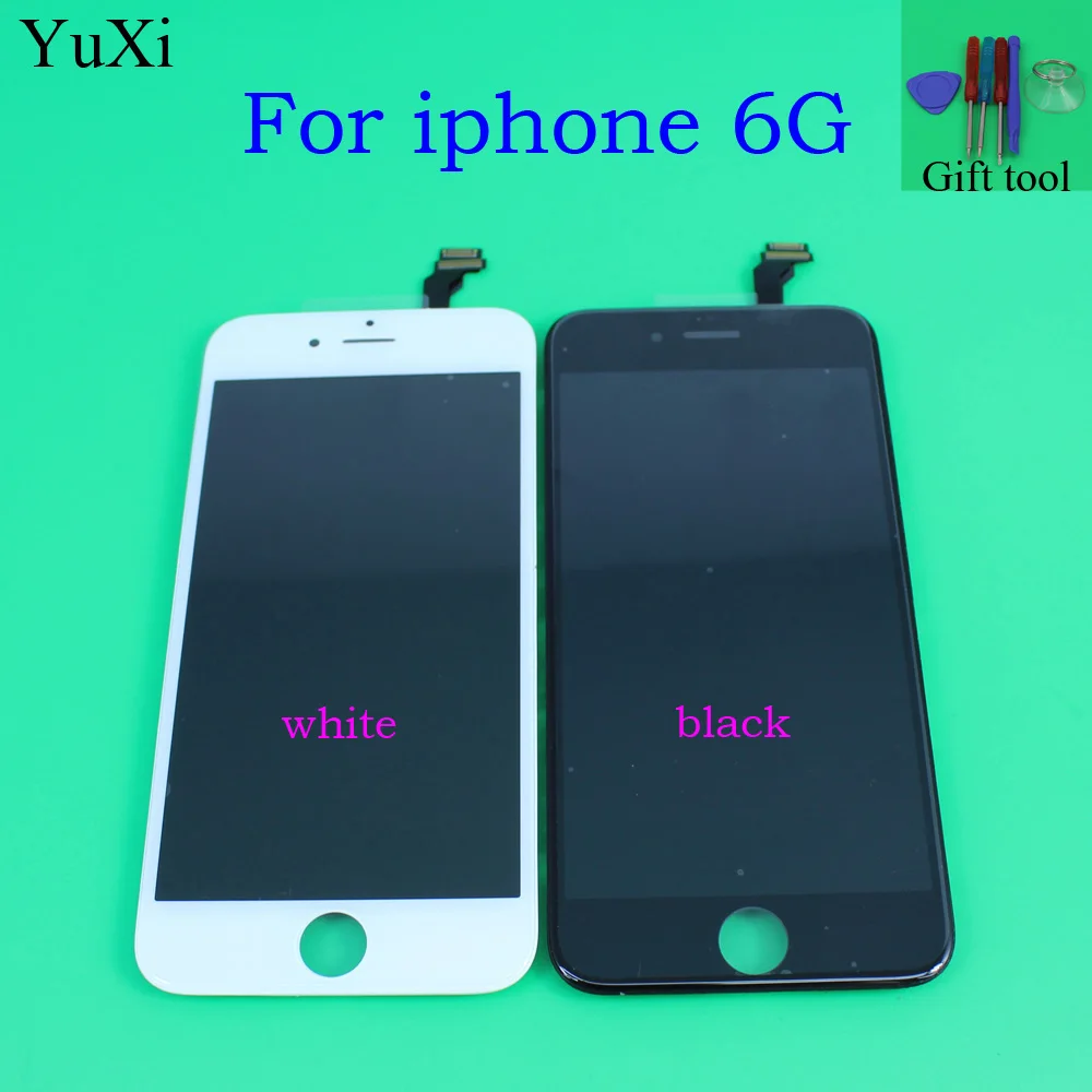 YuXi tianma качественный ЖК-дисплей для iphone 6 дисплей сенсорный экран дигитайзер